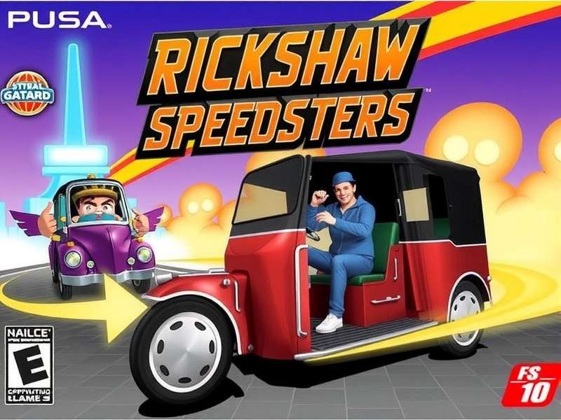 Rickshaw Speedsters Game Cover
